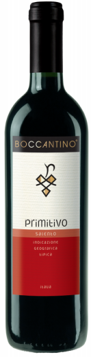 Boccantino Primitivo Salento 75cl - bottle